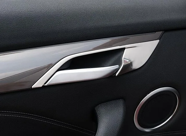 For BMW X1 F48 2016 2017 2018 Car inner door handle Bowl decoration strip cover trim Stainless steel auto accessories styling
For BMW X1 F48 2016 2017 2018 Car inner door handle Bowl decoration strip cover trim Stainless steel auto accessories styling