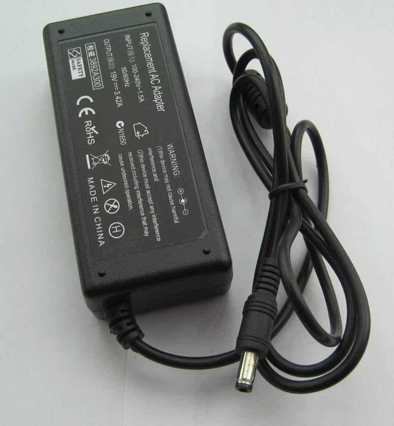 19V 3.42A 65W AC Adapter Battery Charger for ASUS K56CA K56CM S6 S6F S6Fm S6F X401
19V 3.42A 65W AC Adapter Battery Charger for ASUS K56CA K56CM S6 S6F S6Fm S6F X401