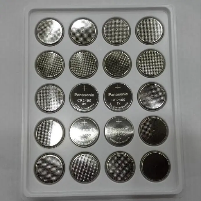 2PCS/LOT CR2450 Original imported button battery 3V car key remote control Bluetooth lithium battery industrial equipment
2PCS/LOT CR2450 Original imported button battery 3V car key remote control Bluetooth lithium battery industrial equipment