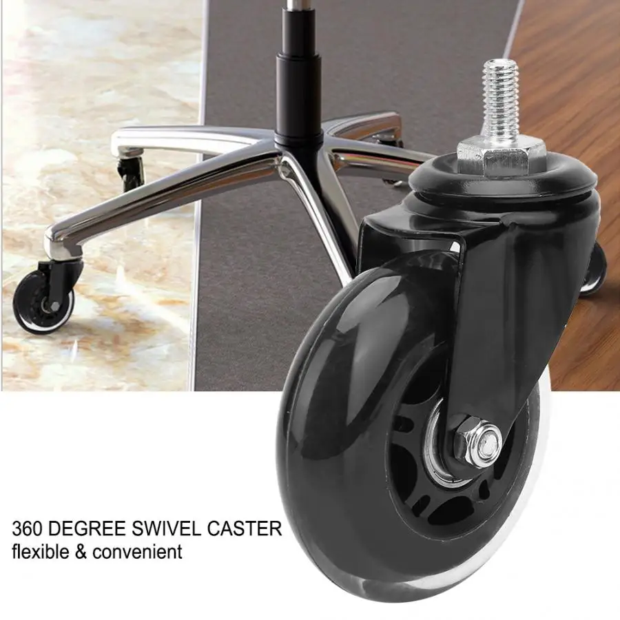 5pcs 3 Inch Swivel Caster Office Chair PU Roller Wheel Furniture Trolley Roller Caster Wheel
5pcs 3 Inch Swivel Caster Office Chair PU Roller Wheel Furniture Trolley Roller Caster Wheel
