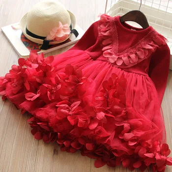 Girl Dress Autumn Winter Girls Floral Petal Tutu Dresses Fashion Kids Long Sleeve Princess Lace Dress For 1~7 Y
Girl Dress Autumn Winter Girls Floral Petal Tutu Dresses Fashion Kids Long Sleeve Princess Lace Dress For 1~7 Y
