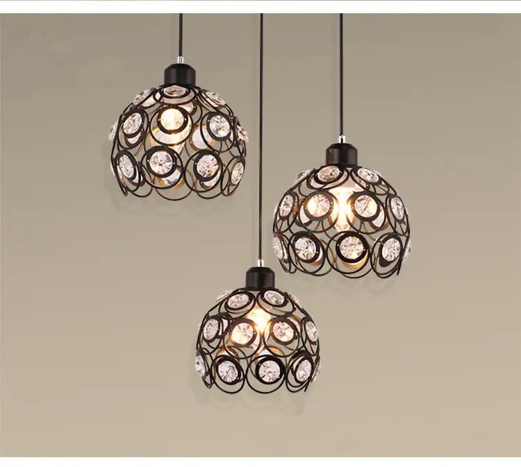 Adeeing Modern Style Crystal Ceiling Lamp Hanging Pendant for Restaurant(Not Including Bulb) | Освещение