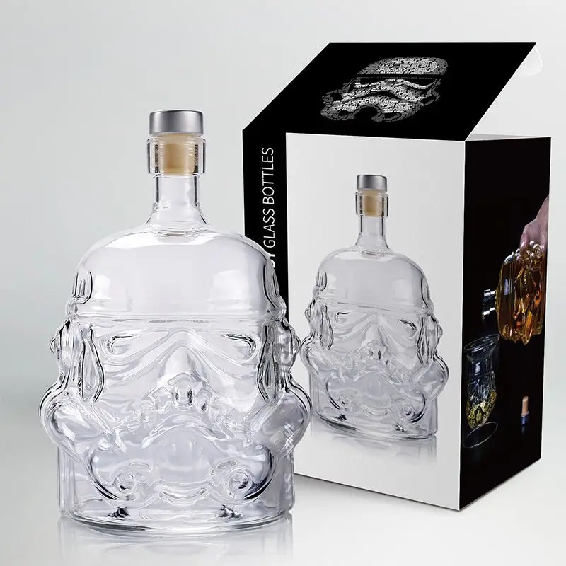 1Pcs Storm Trooper Decanter Star Wars White Soldier Glass Jug Liquor Bottle 650ml Glass Bottle Wine Bottle Bar Tools
1Pcs Storm Trooper Decanter Star Wars White Soldier Glass Jug Liquor Bottle 650ml Glass Bottle Wine Bottle Bar Tools