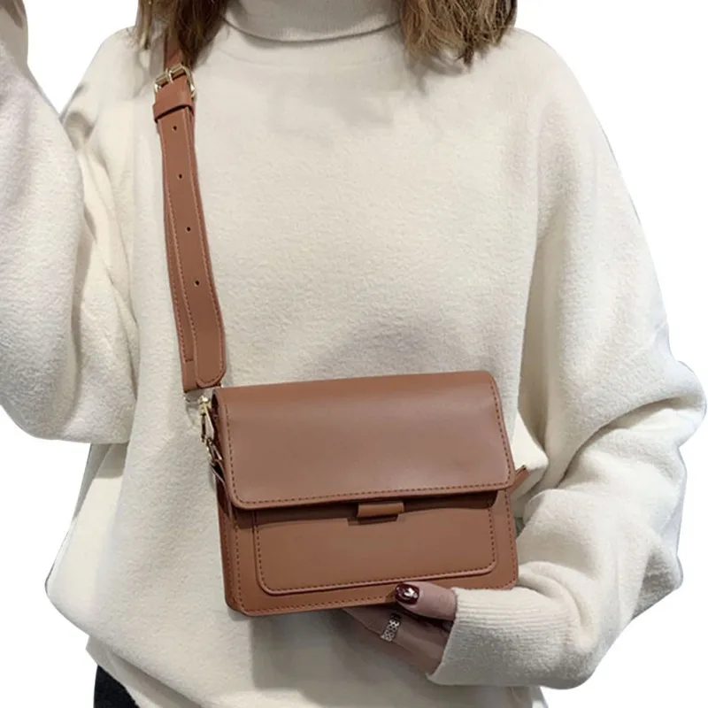 Small Square Bag Wide Shoulder Strap Organ Bags Casual Solid Belt Decoration Shoulder Messenger Bag Big Capacity for women
Small Square Bag Wide Shoulder Strap Organ Bags Casual Solid Belt Decoration Shoulder Messenger Bag Big Capacity for women