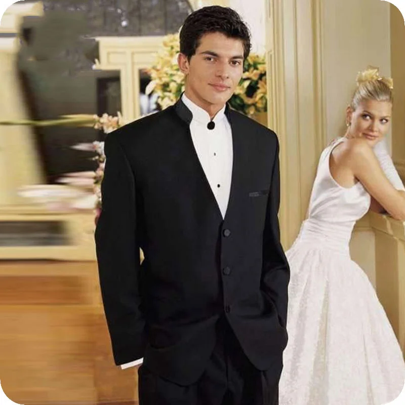 Custom Black Men Suits For Wedding Suits Man Blazers Groom Wear Tuxedo Costume Homme 2Pieces Coat Pants Slim Fit Terno Masculino
Custom Black Men Suits For Wedding Suits Man Blazers Groom Wear Tuxedo Costume Homme 2Pieces Coat Pants Slim Fit Terno Masculino