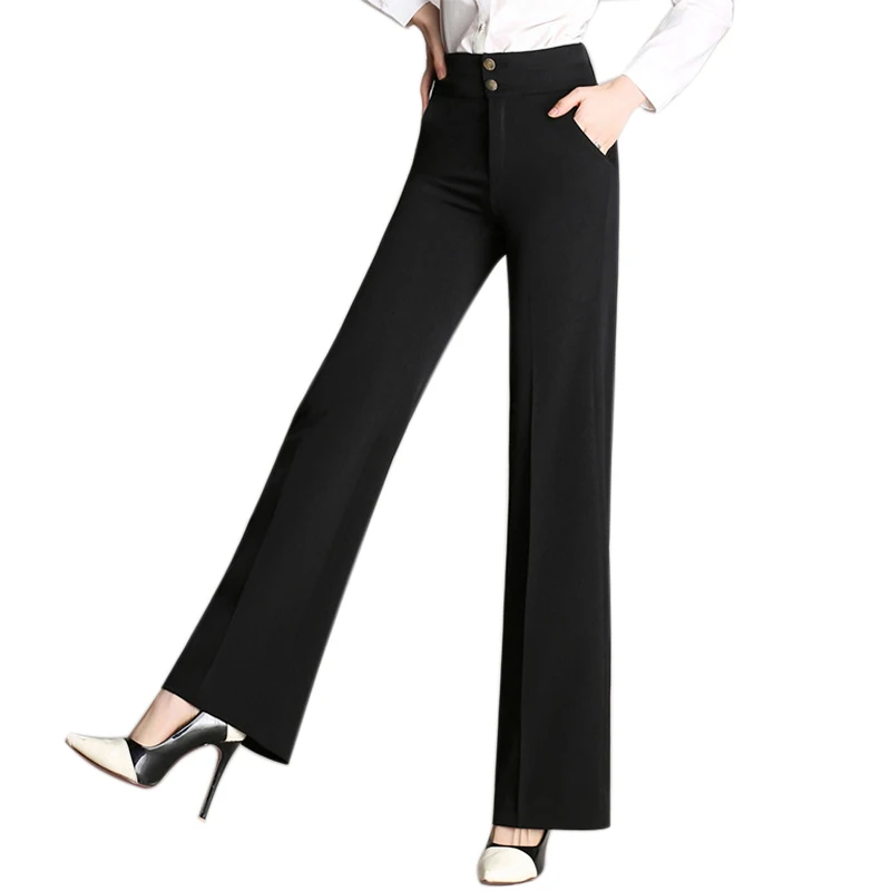 Women High Waist Loose Wide Leg Pants Trousers Zipper Office Women Long Pants OL Office Career Capris Work Wear Trousers Mujer
Women High Waist Loose Wide Leg Pants Trousers Zipper Office Women Long Pants OL Office Career Capris Work Wear Trousers Mujer