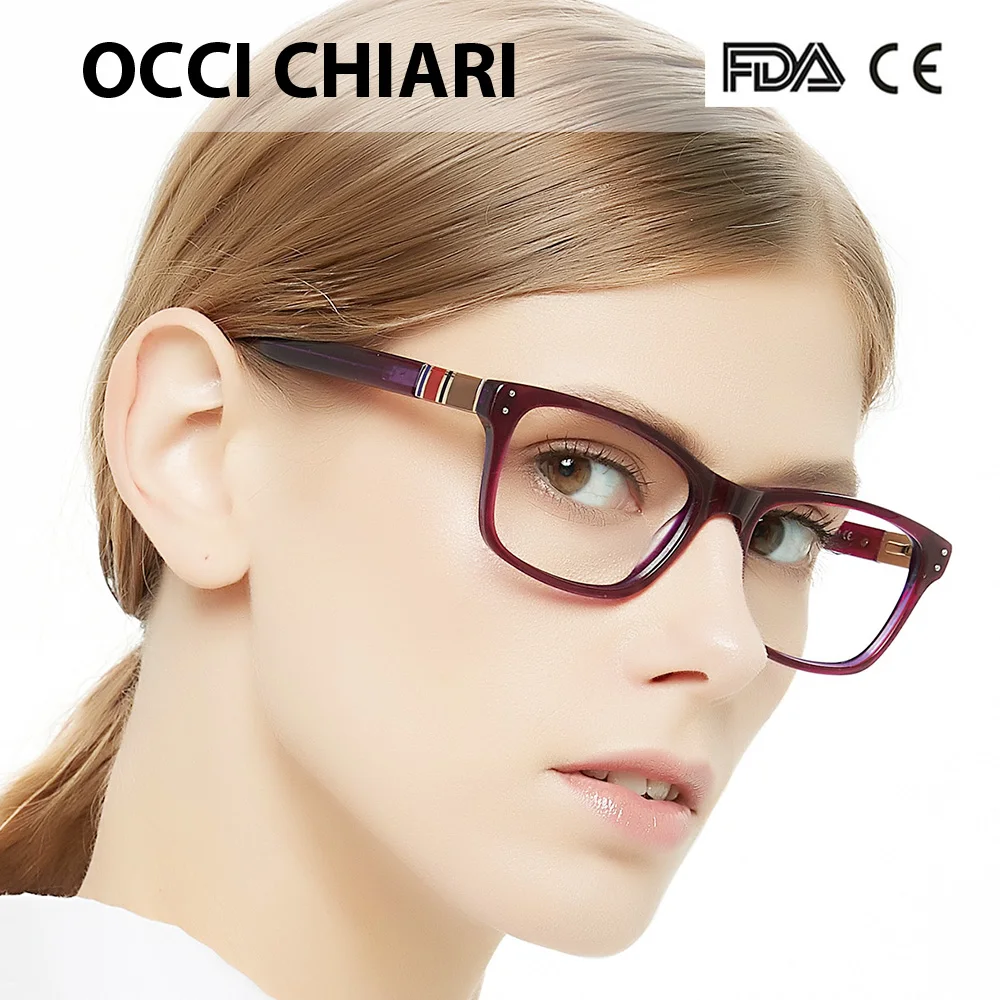 OCCI CHIARI Spectacle Women Frames Spring Hinge Eye Glasses Clear Lens Prescription Eyeglasses Eyewear Myopia Gafas BIELLO
OCCI CHIARI Spectacle Women Frames Spring Hinge Eye Glasses Clear Lens Prescription Eyeglasses Eyewear Myopia Gafas BIELLO
