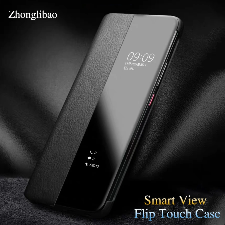 Luxury Smart View Flip Touch Leather Case for Huawei P30 P20 Mate 20 10 9 Pro Fundas 360 Full Protective Cover Huwei P30pro Etui
Luxury Smart View Flip Touch Leather Case for Huawei P30 P20 Mate 20 10 9 Pro Fundas 360 Full Protective Cover Huwei P30pro Etui