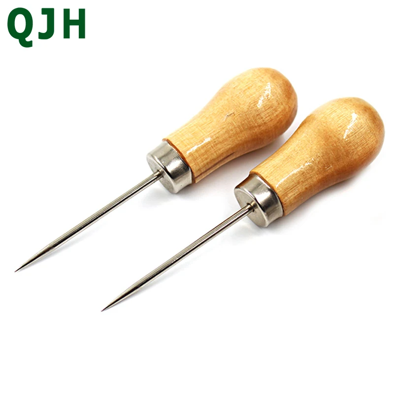 QJH DIY Sewing Supplies Canvas Leather Sewing Shoes Wood Handle Tool Awl Hand Stitching Taper Leathercraft Needle Tool
QJH DIY Sewing Supplies Canvas Leather Sewing Shoes Wood Handle Tool Awl Hand Stitching Taper Leathercraft Needle Tool