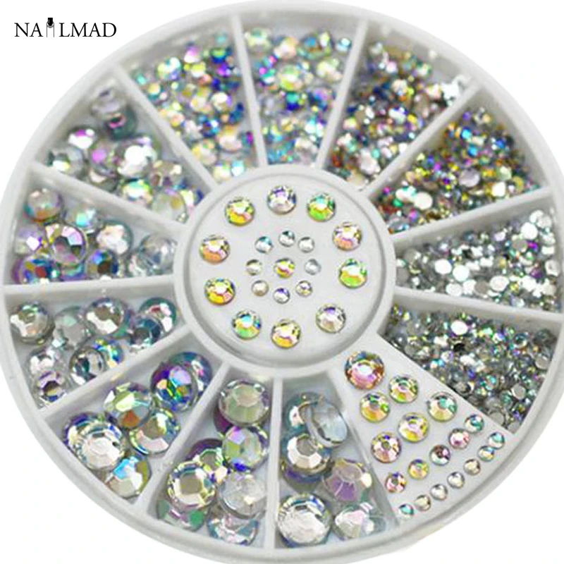 250/box 2/3/4/5mm Mini Colorful Rhinestones Round Flat Acrylic UV Nail Art Decoration Hot Selling Wheel Nail Rhinestones
250/box 2/3/4/5mm Mini Colorful Rhinestones Round Flat Acrylic UV Nail Art Decoration Hot Selling Wheel Nail Rhinestones
