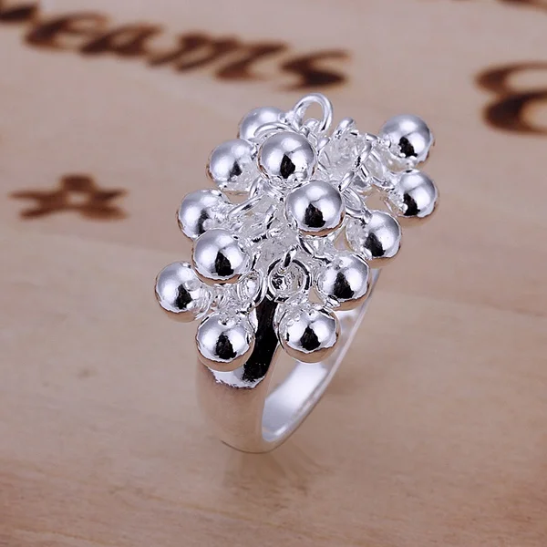 Hot lady fashion exquisite silver grape beads rings silver color classic women lady models silver jewelry best gift R016
Hot lady fashion exquisite silver grape beads rings silver color classic women lady models silver jewelry best gift R016