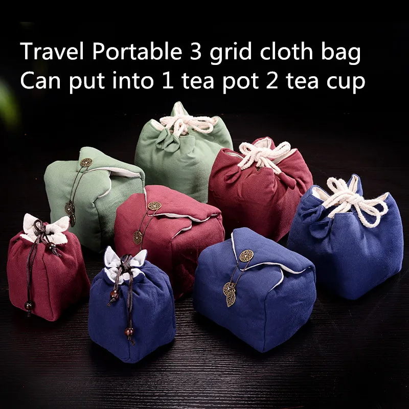 Portable Tea Set Travel Pouch Bags Drawstring Cloth Storage Bag 1 Tea Pot 2 Tea cup 3 grid Bag Handmade Cotton Linen Pouch
Portable Tea Set Travel Pouch Bags Drawstring Cloth Storage Bag 1 Tea Pot 2 Tea cup 3 grid Bag Handmade Cotton Linen Pouch