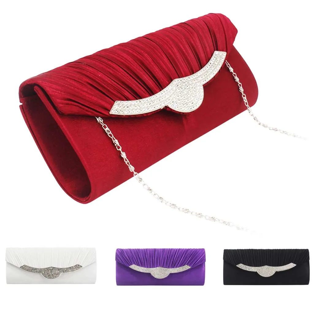 Xiniu Fashion Women Solid Ruched Embroidery Party Bag Chain Phone Evening Bag Famous Brand Borsa a tracolla da donna#30
Xiniu Fashion Women Solid Ruched Embroidery Party Bag Chain Phone Evening Bag Famous Brand Borsa a tracolla da donna#30