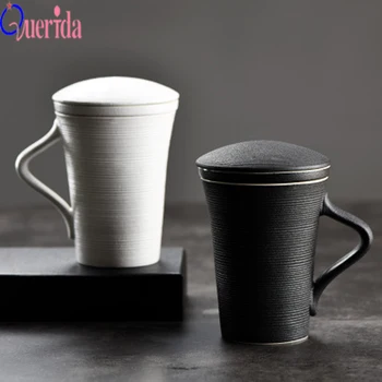 Creative Mug With Lid Large Capacity Custom Ceramic Filter Cup Office Liner Simple Bottle For Water Coffee Travel Mug Cup
Creative Mug With Lid Large Capacity Custom Ceramic Filter Cup Office Liner Simple Bottle For Water Coffee Travel Mug Cup