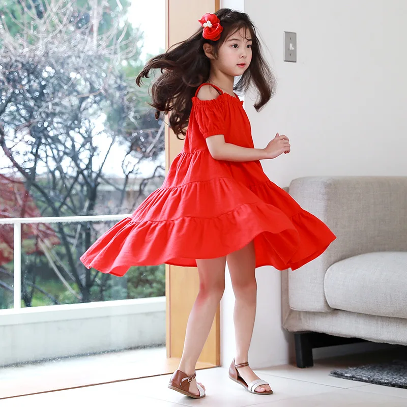 Children's red dresses new fashion teenager girls cotton casual dress for Party Girl costumes kids clothing 3 4 6 8 9 10 12Years
Children's red dresses new fashion teenager girls cotton casual dress for Party Girl costumes kids clothing 3 4 6 8 9 10 12Years