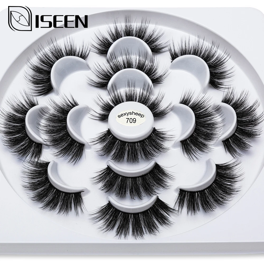 7 Pairs False Lashes 3D High imitation Mink eyelashes Black cotton stalk fake eyelashes Hand Made Makeup Tools
7 Pairs False Lashes 3D High imitation Mink eyelashes Black cotton stalk fake eyelashes Hand Made Makeup Tools