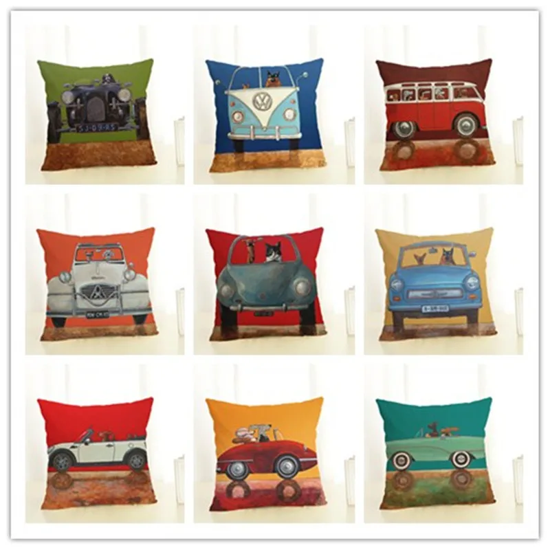 New Cartoon Creative Cushion Cute car Dog Letter Printing Throw Pillow Pillowcase Sofa
New Cartoon Creative Cushion Cute car Dog Letter Printing Throw Pillow Pillowcase Sofa
