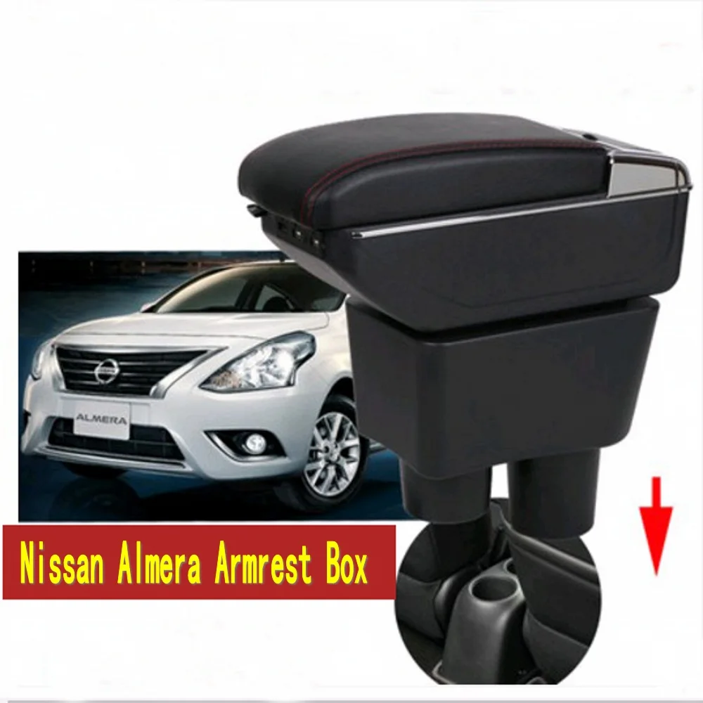 Arm Rest For Nissan Almera Armrest Box Center console central Store content box with cup holder ashtray with USB interface
Arm Rest For Nissan Almera Armrest Box Center console central Store content box with cup holder ashtray with USB interface