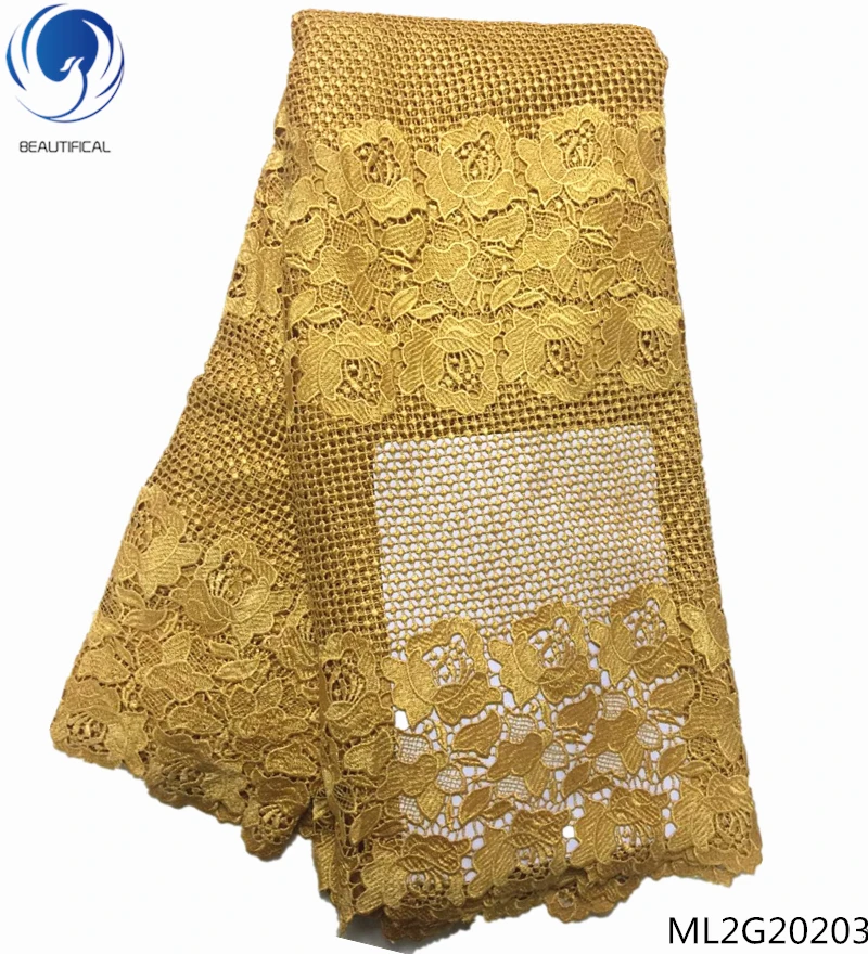 BEAUTIFICAL guipure cord lace dress cupion laces dress gold water soluble laces dress for women dress 5yards/lot ML2G202
BEAUTIFICAL guipure cord lace dress cupion laces dress gold water soluble laces dress for women dress 5yards/lot ML2G202