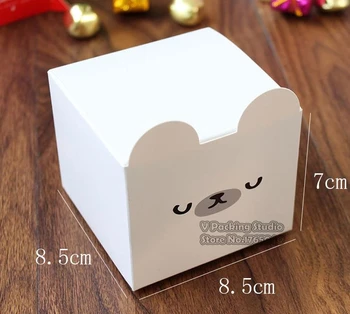 8.5x8.5x7cm Cute bear candy box, Sugar,Chocolate, biscuits, Wedding Chocolate Candy Box Baking Package Wedding Party Decoration
8.5x8.5x7cm Cute bear candy box, Sugar,Chocolate, biscuits, Wedding Chocolate Candy Box Baking Package Wedding Party Decoration