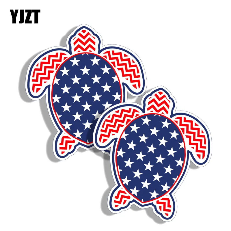 YJZT 2X 7.6CM*6.6CM Stripes American Sea Animal Creative Reflective Car Sticker PVC Decal 12-0590
YJZT 2X 7.6CM*6.6CM Stripes American Sea Animal Creative Reflective Car Sticker PVC Decal 12-0590