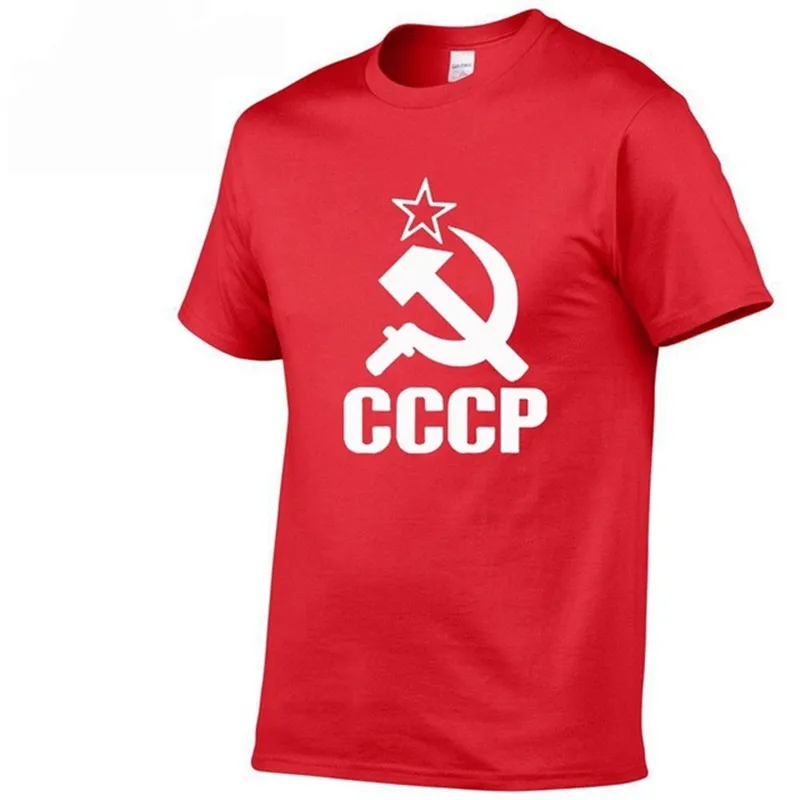 Summer CCCP Russian T Shirts Men USSR Soviet Union Man Short sleeve T-shirt Moscow Russia Mens Tees Cotton O Neck Tops Tee
Summer CCCP Russian T Shirts Men USSR Soviet Union Man Short sleeve T-shirt Moscow Russia Mens Tees Cotton O Neck Tops Tee