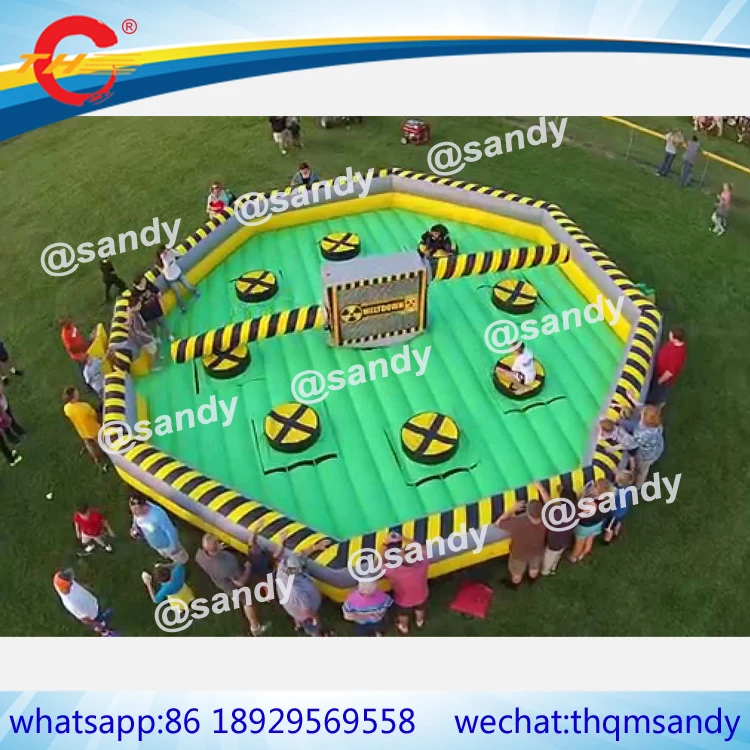 free sea shipping to port,inflatable meltdown/ inflatable wipeout for sale /inflatable wipeout course