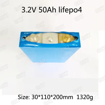 GTK lifepo4 3.2v 50ah cell large capacity 55ah > 50ah for diy bateria 12v pack solar power 3S2P 12V 100AH Inverter Golf RC Car 
GTK lifepo4 3.2v 50ah cell large capacity 55ah > 50ah for diy bateria 12v pack solar power 3S2P 12V 100AH Inverter Golf RC Car