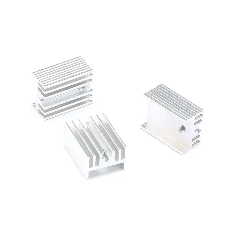 10 pcs 211510mm Heatsink Cooling Fin Radiator Cooler Aluminum Heat Sink for TO3 TO-3 Transistor 21X15X10mm (3)