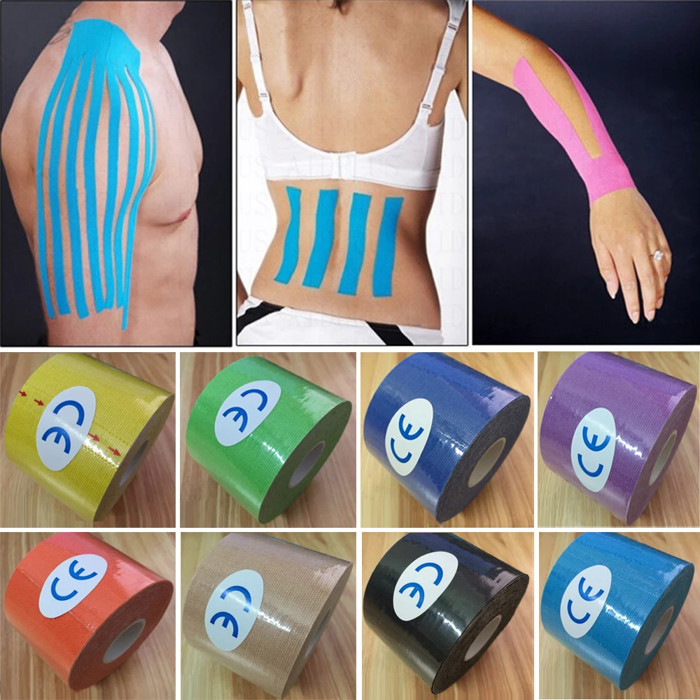 Muscle Tape 5cm x 5m Sports Tape Kinesiology Tape Cotton Elastic Adhesive Muscle Bandage Care Physio Strain Injury Support
Muscle Tape 5cm x 5m Sports Tape Kinesiology Tape Cotton Elastic Adhesive Muscle Bandage Care Physio Strain Injury Support
