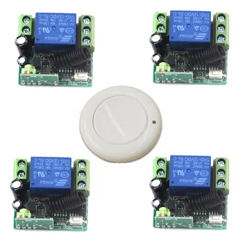 Best Price DC12V Mini 1CH Wireless Remote Control Switch System 4pcs Receiver & 1*White Wall Panel Sticky Remote 315/433MHZ
Best Price DC12V Mini 1CH Wireless Remote Control Switch System 4pcs Receiver & 1*White Wall Panel Sticky Remote 315/433MHZ