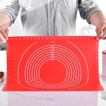 Red Color High Temperature Resistant Silicone Mat 28x38cm With Scale Baking Mat Kitchen Gadgets Cooking Tools Utensils Bakeware
Red Color High Temperature Resistant Silicone Mat 28x38cm With Scale Baking Mat Kitchen Gadgets Cooking Tools Utensils Bakeware
