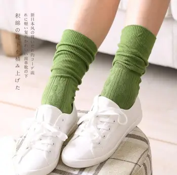 Apparel Accessories Women's Sock cotton Candy color twist flanging long lady loose socks knee-socks 5 pair / lot mix P015
Apparel Accessories Women's Sock cotton Candy color twist flanging long lady loose socks knee-socks 5 pair / lot mix P015