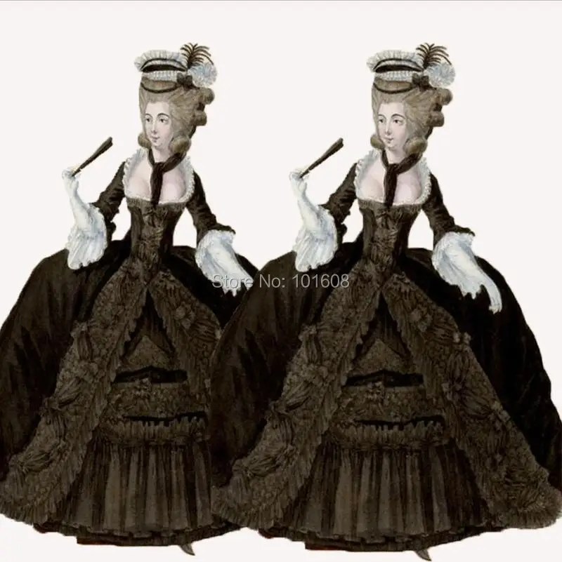 Tailored!Royal Black Velvet French Duchess Civil war Theatre Southern Belle DRESS Tartan Victorian Colonial dresses HL-291
Tailored!Royal Black Velvet French Duchess Civil war Theatre Southern Belle DRESS Tartan Victorian Colonial dresses HL-291
