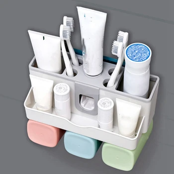 Promotion Toothbrush Holder Toothpaste Squeezer Dispenser Bathroom Accessories Sets Bathroom Storage Box Case Household Items
Promotion Toothbrush Holder Toothpaste Squeezer Dispenser Bathroom Accessories Sets Bathroom Storage Box Case Household Items