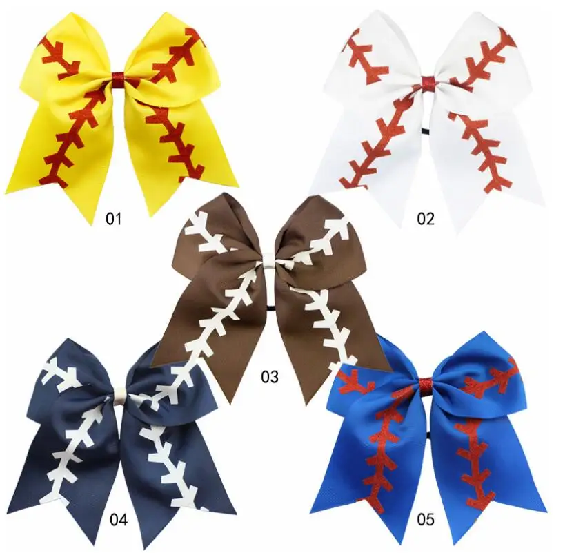 10color baseball softball Elastic Hair Bands Girls Ribbon Bows Girls Hair Circle Tie Rope Hair Accessories Boutique kid Headwear
10color baseball softball Elastic Hair Bands Girls Ribbon Bows Girls Hair Circle Tie Rope Hair Accessories Boutique kid Headwear
