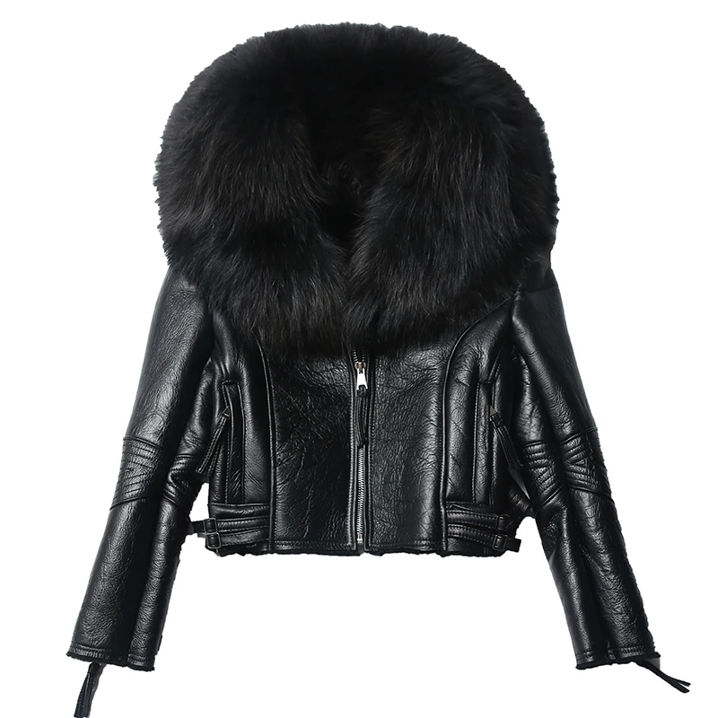 2018 Women Real Sheep Fur Coat Winter Jacket Women Warm Genuine Merino Sheepskin Leather Jacket Large Real Raccoon Fur Coats
2018 Women Real Sheep Fur Coat Winter Jacket Women Warm Genuine Merino Sheepskin Leather Jacket Large Real Raccoon Fur Coats