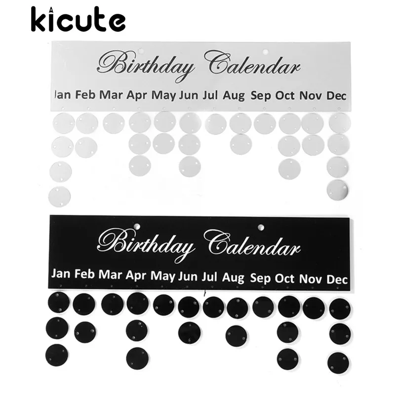 Kicute Modern Black Silver Calendar Board DIY Family Birthday Calendar Sign Special Dates Planner Board Hanging Decor Gift
Kicute Modern Black Silver Calendar Board DIY Family Birthday Calendar Sign Special Dates Planner Board Hanging Decor Gift