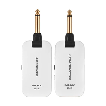 Nux B-2 2.4G Guitar Wireless System Transmitter & Receiver With 4 Channels Built-In Lithium Battery For Electric Guitar Bass
Nux B-2 2.4G Guitar Wireless System Transmitter & Receiver With 4 Channels Built-In Lithium Battery For Electric Guitar Bass