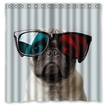 2016 Hot Customized Bath Curtain! Pug Dog Wear Sun Glasses Printed Waterproof Polyester Shower Curtain(Size:180X180CM)
2016 Hot Customized Bath Curtain! Pug Dog Wear Sun Glasses Printed Waterproof Polyester Shower Curtain(Size:180X180CM)