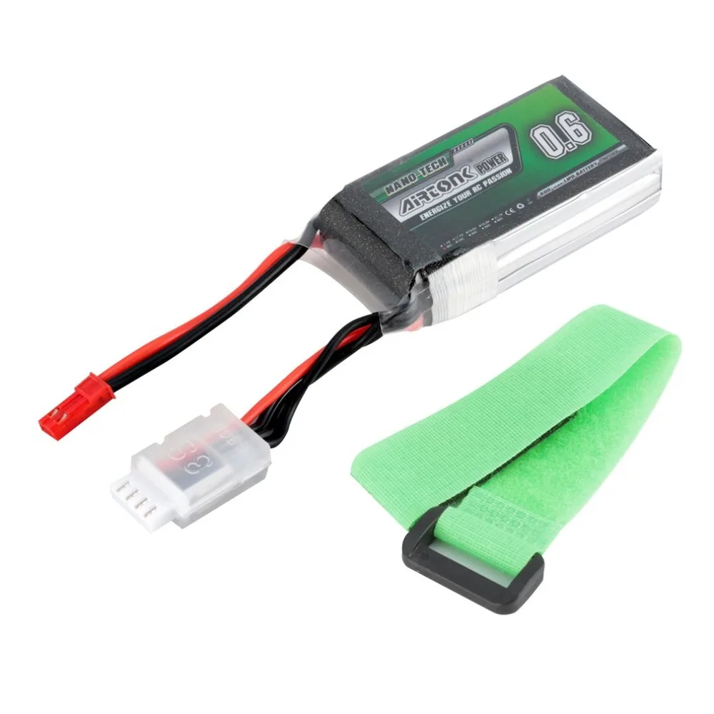 Airtonk Power 11.1V 600mAh 30C 3s 1P Lipo Battery JST Plug Rechargeable for RC Racing Drone Quadcopter Helicopter Car Boat
Airtonk Power 11.1V 600mAh 30C 3s 1P Lipo Battery JST Plug Rechargeable for RC Racing Drone Quadcopter Helicopter Car Boat