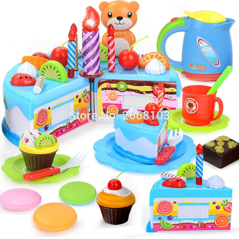 Cake Toy 55PCS/Set Fruit Girl Children House Kitchen Pretend Play Food Birthday Cake DIY Educational cutting toys for Kids Gifts
Cake Toy 55PCS/Set Fruit Girl Children House Kitchen Pretend Play Food Birthday Cake DIY Educational cutting toys for Kids Gifts
