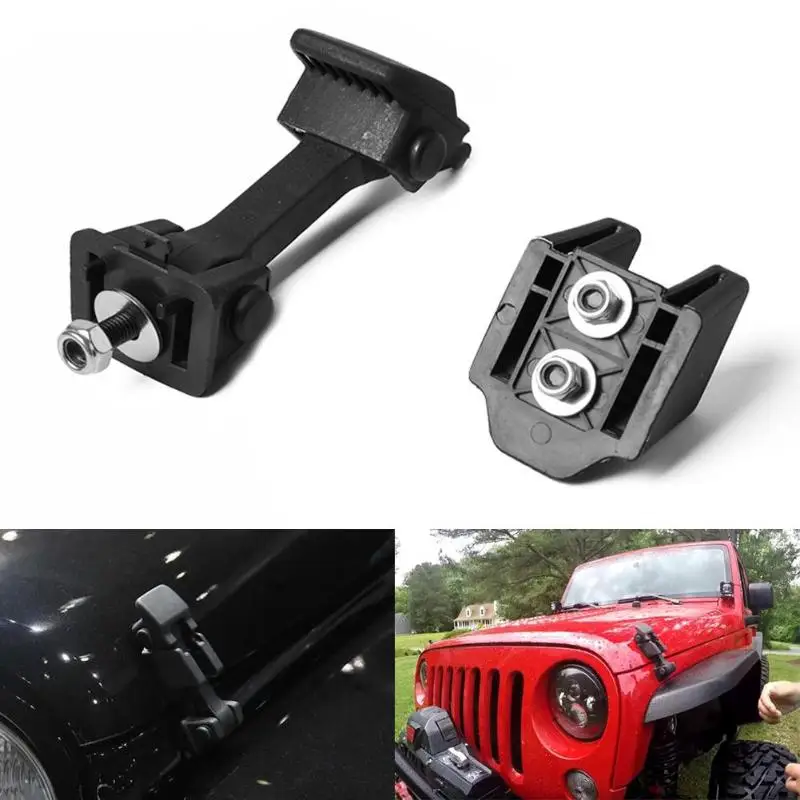 1 Set Front Hood Latch Safety Catch Bracket Lock Latches Engine Cover Locking Kit for Wrangler JK 2007-2016
1 Set Front Hood Latch Safety Catch Bracket Lock Latches Engine Cover Locking Kit for Wrangler JK 2007-2016