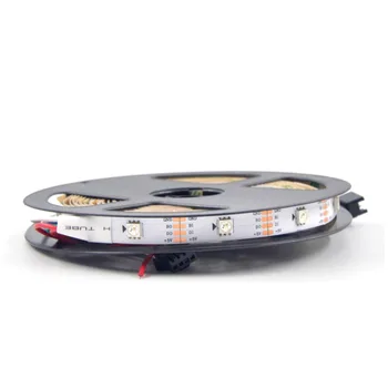 5m WS2813(Dual-signal wires,Better than WS2812B strip)30LEDs/m DC5V RGB led pixel strip,NON-waterproof,with 30pixels/M;White PCB
5m WS2813(Dual-signal wires,Better than WS2812B strip)30LEDs/m DC5V RGB led pixel strip,NON-waterproof,with 30pixels/M;White PCB