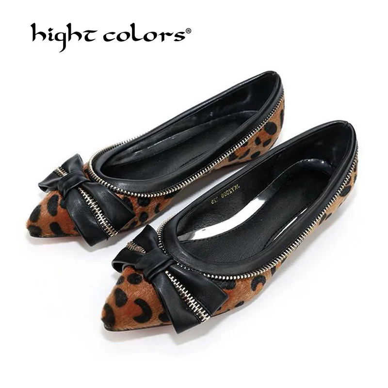 Summer 2019 Butterfly-knot Women Flats Leopard Horsehair Ballet Spring Female Pointed Toe Shoes Ladies Casual Shoes P-853
Summer 2019 Butterfly-knot Women Flats Leopard Horsehair Ballet Spring Female Pointed Toe Shoes Ladies Casual Shoes P-853