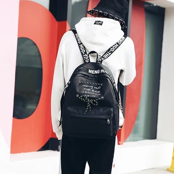 New Fashion Simple Letter Backpack School Bags Casual Travel Daypack School Bags for Teenage Girls
New Fashion Simple Letter Backpack School Bags Casual Travel Daypack School Bags for Teenage Girls