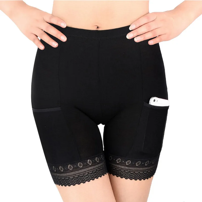 CALOFE 2018 Summer Women Yoga Shorts Safety Bottom Pockets Elastic Middle Waist Lace Thigh Anti Chafing Sock Under Skirt Shorts
CALOFE 2018 Summer Women Yoga Shorts Safety Bottom Pockets Elastic Middle Waist Lace Thigh Anti Chafing Sock Under Skirt Shorts