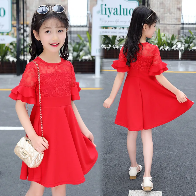 Fashion Girl Party Dress Trumpet Sleeve Lace Princess Kids Dress Sweet Girl Kids 4 5 6 7 8 9 10 11 12 years
Fashion Girl Party Dress Trumpet Sleeve Lace Princess Kids Dress Sweet Girl Kids 4 5 6 7 8 9 10 11 12 years