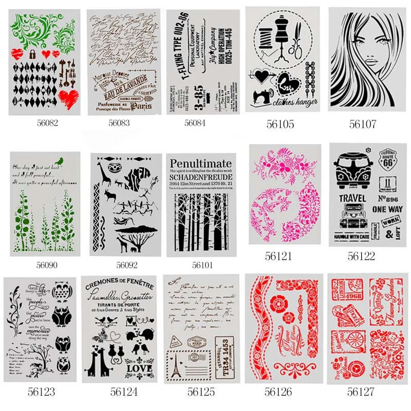 Layering Stencils DIY Craft Paper Cards 1 Pc Painting Template Walls Scrapbooking Embossing Stamps Album Decor
Layering Stencils DIY Craft Paper Cards 1 Pc Painting Template Walls Scrapbooking Embossing Stamps Album Decor