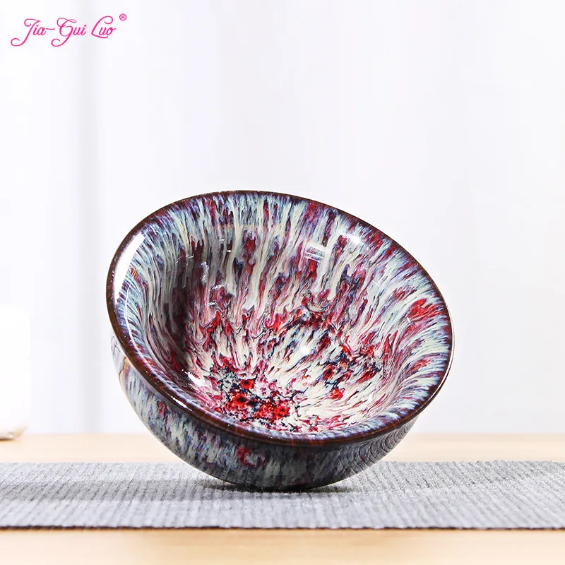 Jia-gui luo Kiln change rabbit rice cup Tianmu glaze Kungfu tea set single large household ceramic
Jia-gui luo Kiln change rabbit rice cup Tianmu glaze Kungfu tea set single large household ceramic